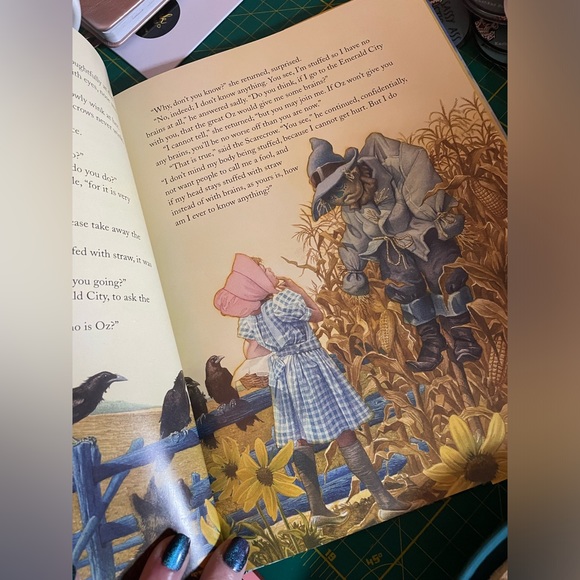 Wizard of Oz hardcover book, Kohls cares book - Picture 12 of 12